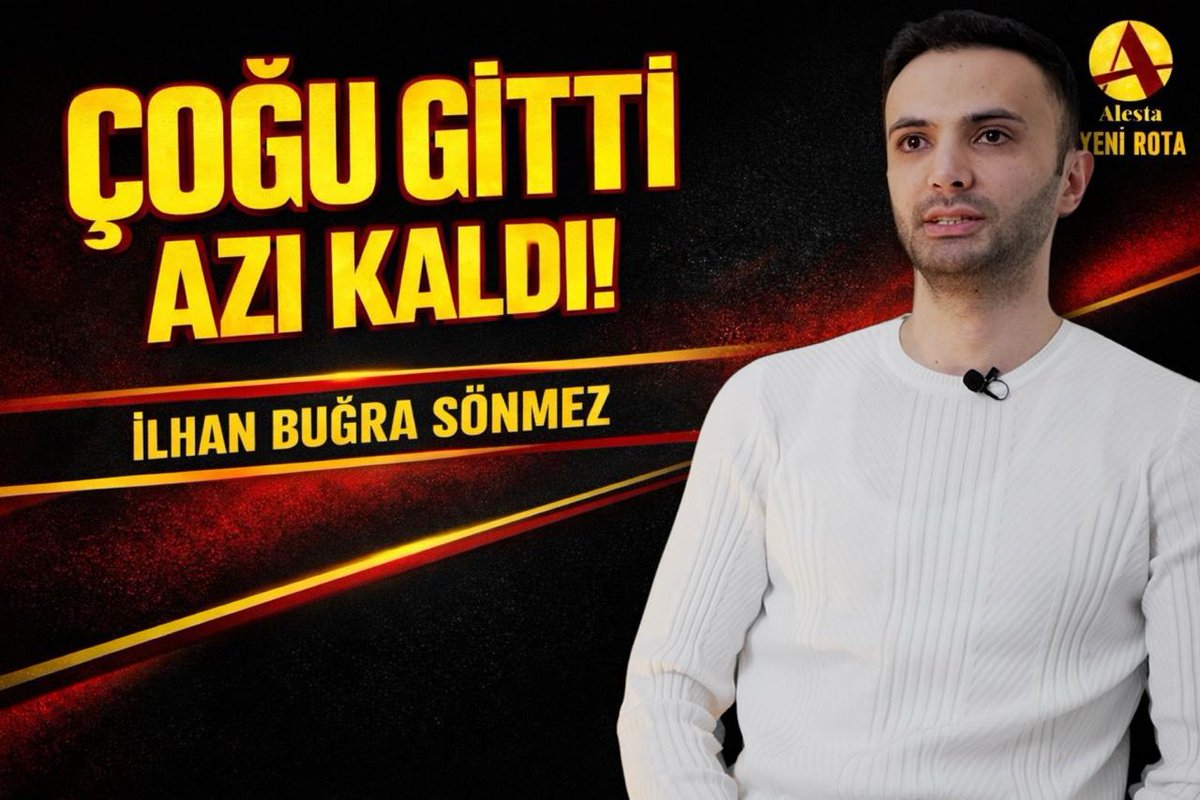 ALESTA | Yeni Rota 

“Çoğu gitti, azı kaldı.” 

Konuğumuz, Harbiyeli İlhan Buğra Sönmez !

Bir gecede dağılan bir hayat,
yıllar süren cezaevi,
ve sıfırdan çizilen yeni bir rota.

Bu bir başarı öyküsü değil.
Bu, geride kalanlara dair bir kayıt.

📺 youtu.be/SOKfz83F8qU <a href="/YouTube/">YouTube</a>