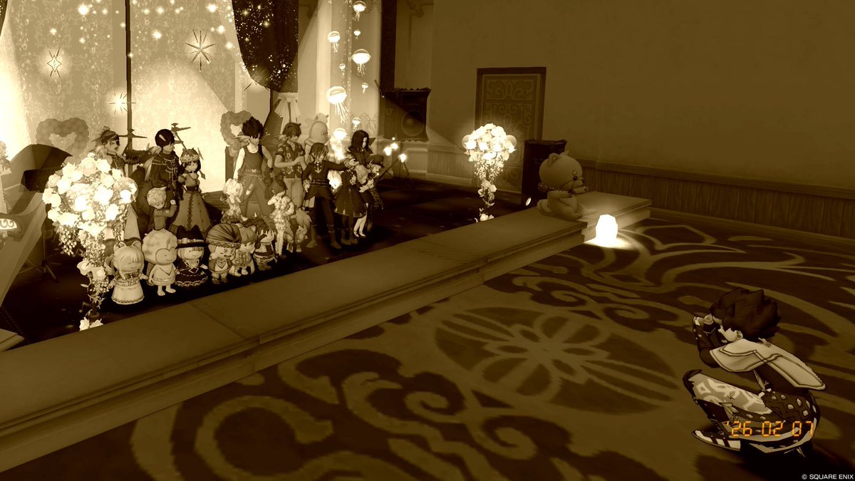 #せいるのアストルティア冒険記
今夜のアストルティアのどんな場所よりも
一番素敵な時間をありがとう🎤✨

（セピアも哀愁があって良き📸）