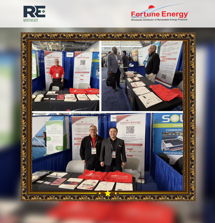 FortuneEnergy's tweet image. RE+ Northeast 2026 — That’s a wrap! ⚡️

Huge thanks to all our partners and friends who connected with us in Boston.
Looking ahead to a new year of working together and growing together. 🌞

#REPlusNortheast #FortuneEnergy #SolarPartners #CleanEnergy #ThankYou #SolarIndustry