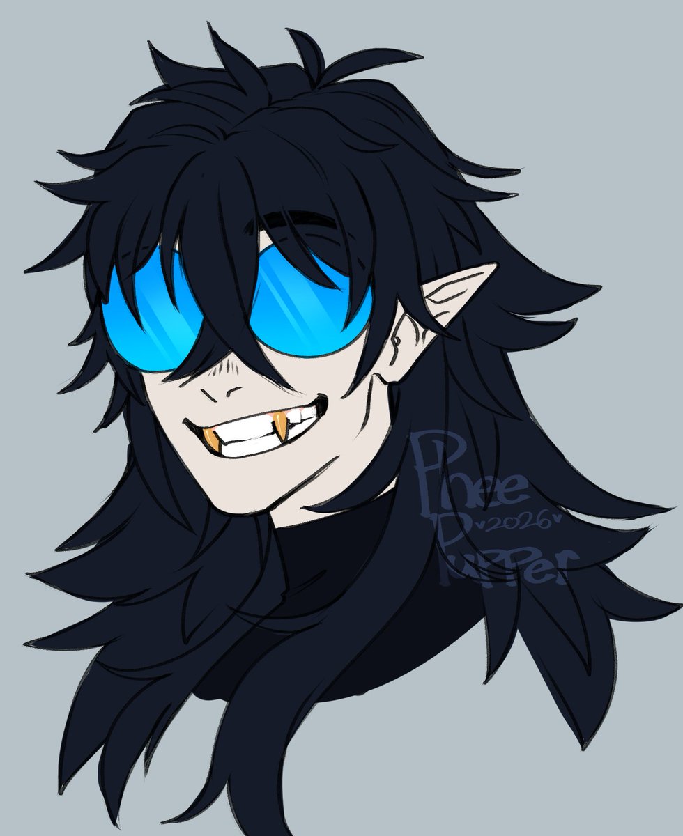 PheePupper's tweet photo. need to post more art cries, but new character for an upcoming DnD game! His name is Alsandair and he's a grave cleric, this short king can fit so much guilt inside him #pupperdoodles #dndart #dndocs https://t.co/Ba7x9JE2hB