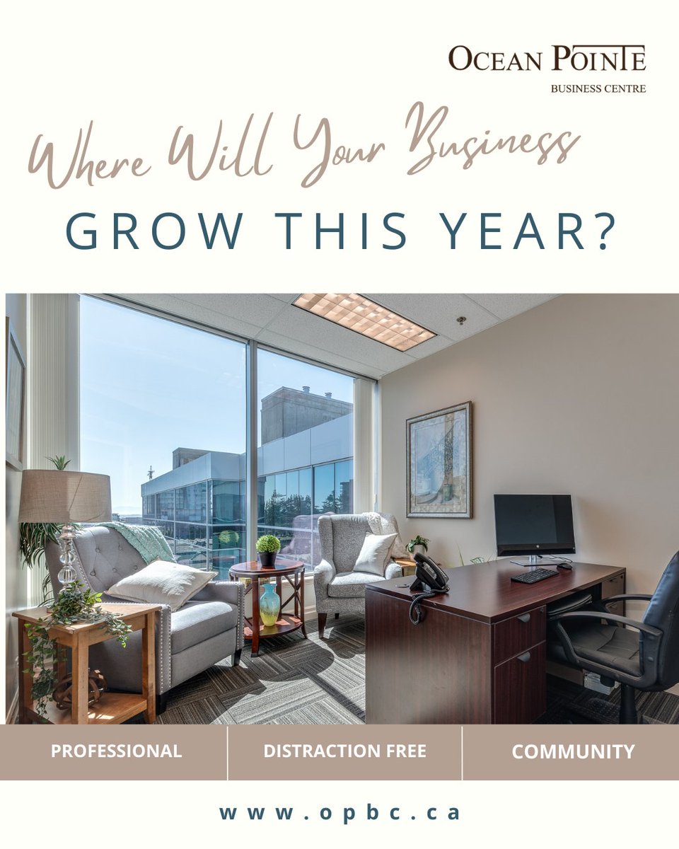 OceanPointeBC's tweet photo. Ready to grow your business this year?

Executive offices available at OPBC — professional environment, full admin support, and a community of driven professionals.

Perfect for individuals or teams of 2-4.

Connect with us today!

🔗 https://t.co/0uNgAbfzcM

#ExecutiveOffice https://t.co/vNMSf4u44j