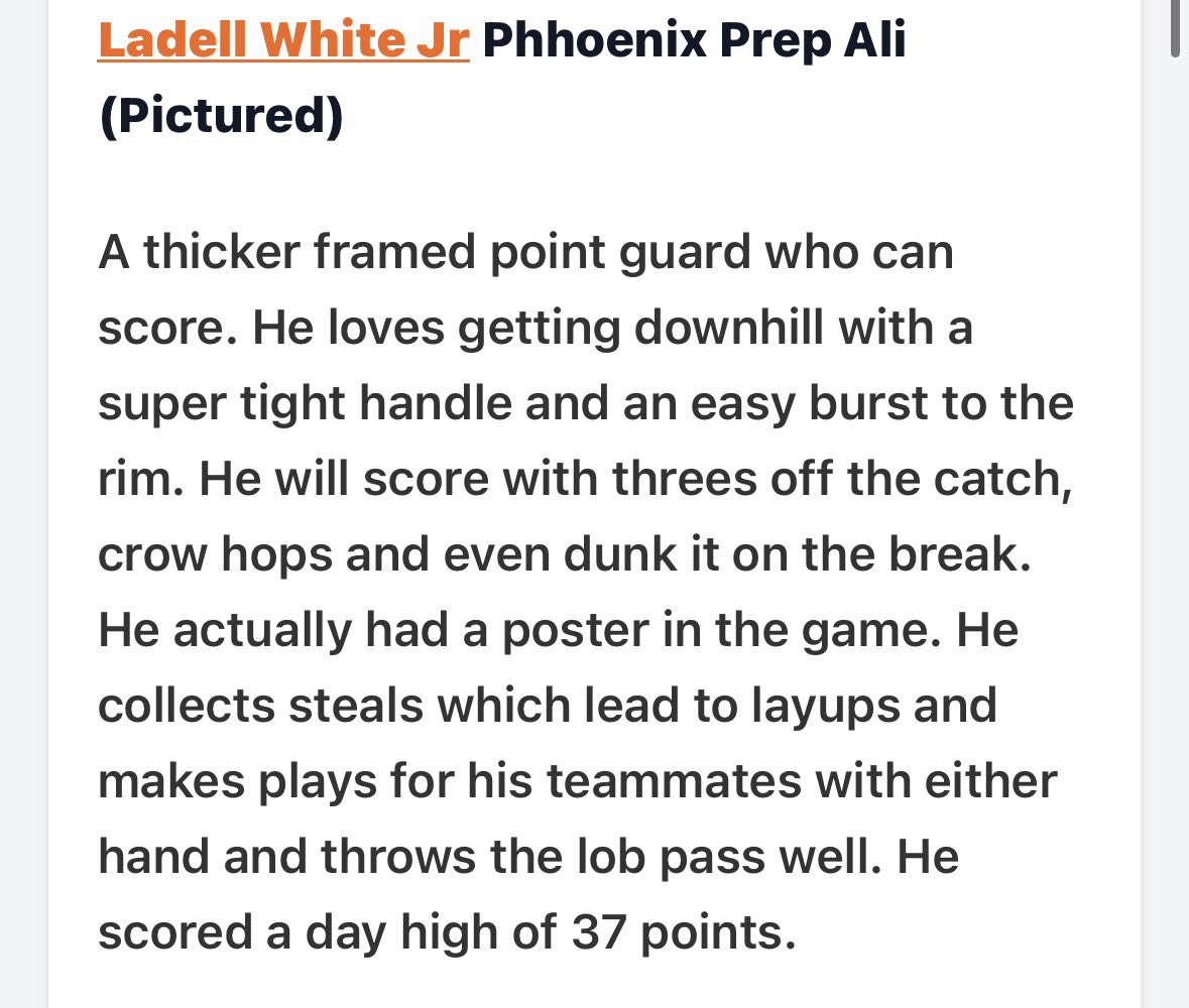 Ladell White Jr. tweet media