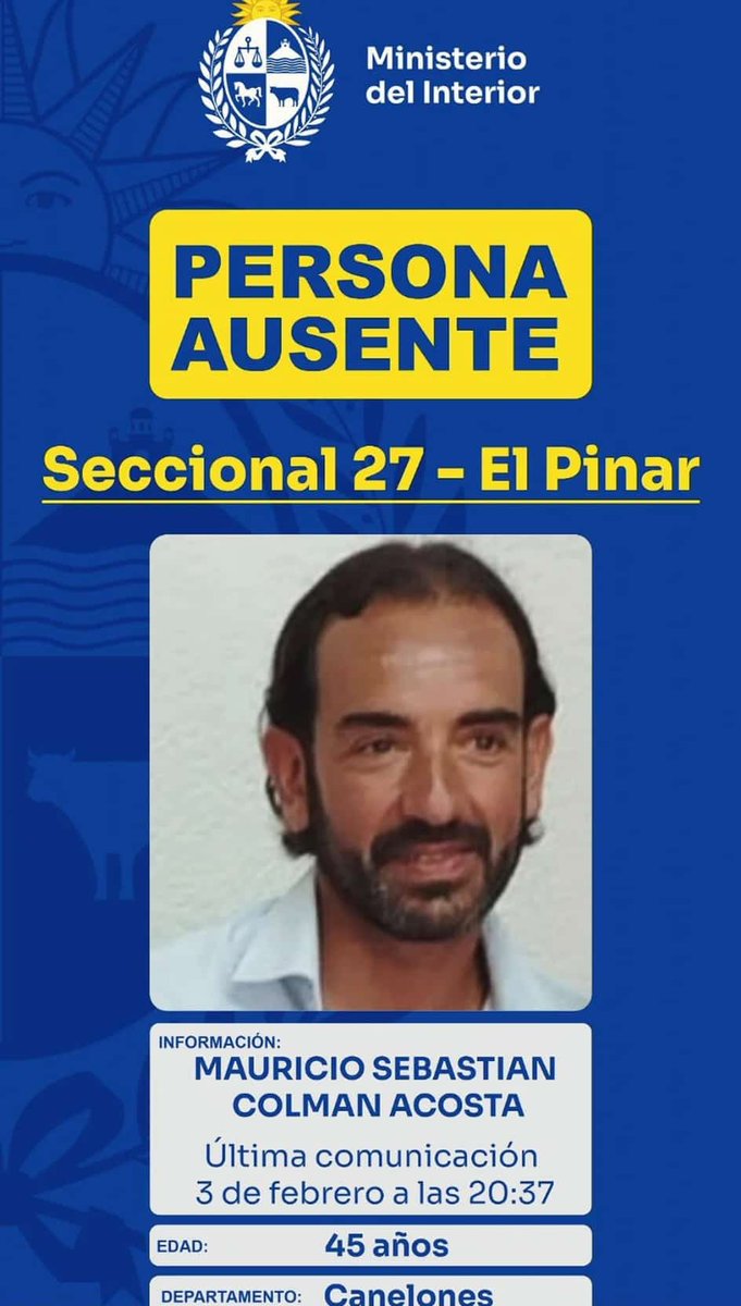 josemacaraballo's tweet image. Agradezco si pueden difundir, es primo de una amiga y la familia está muy preocupada.-