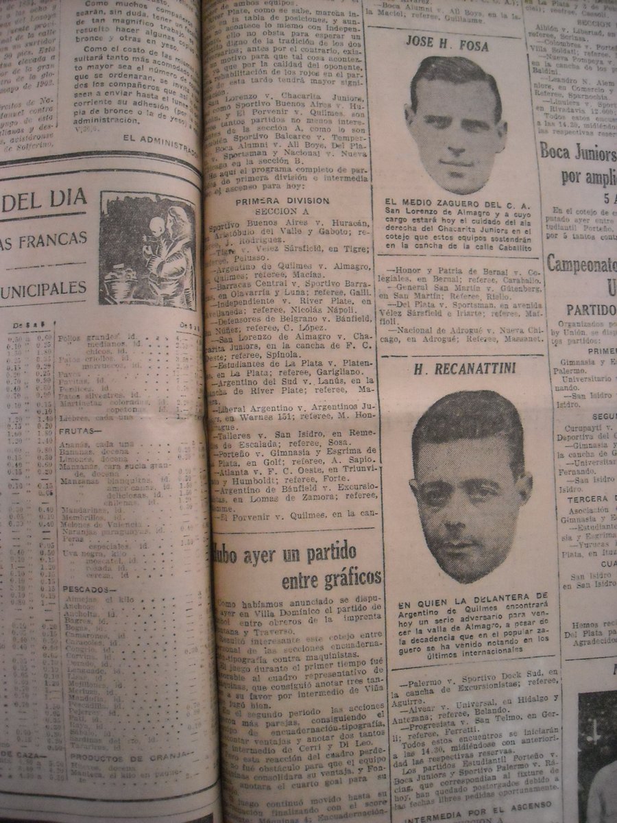 El encanto de los diarios antiguos, en este caso uno de 1928 elegido al azar.