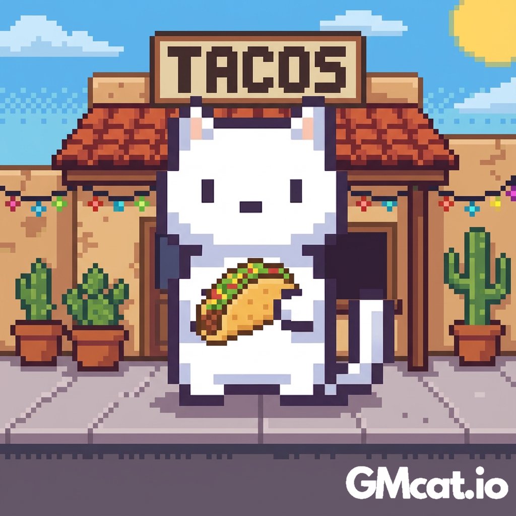 🌮 It’s #TacoTuesday once more! Share your taco toppings with us and let’s ignite some flavor chat! 🌶️📸 #GmGm #GmCat