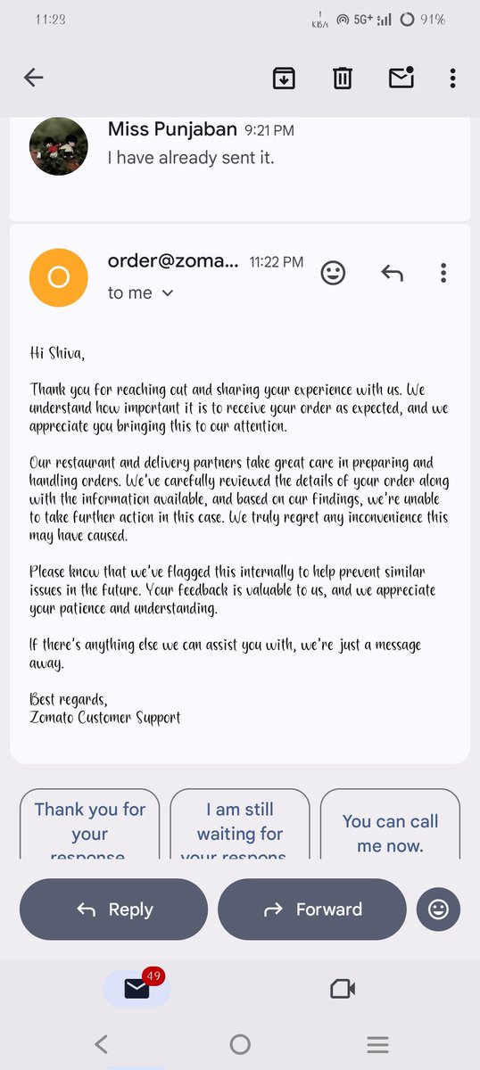 MissHarshi's tweet photo. @zomato
@zomatocare This is unacceptable. Order ID 7738871113 – wrong and underweight cake delivered, completely different from what was shown. Despite photo &amp; video proof, support refused action. Is this fair customer service? Request immediate refund before I escalate further. https://t.co/whVjO5VEVy