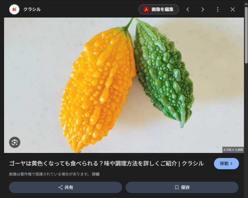カナメストーンみたいなゴーヤ見つけた。