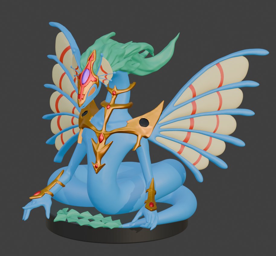 Another 3D WIP by <a href="/Kuroodium/">Kuro Odium</a>. At this point, can't wait to see the rest of the Signer Dragons to see how they'll turn out
#yugioh #DDM #DungeonDiceMonsters