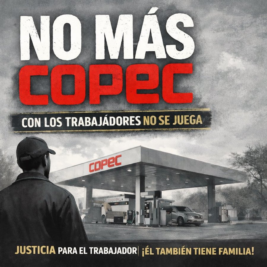 Danky73's tweet photo. 🎯 Yo no cargo más combustible en la Copec; empresa que despidió a un trabajador con principios y valores.
#Justicia para el trabajador. 
Hay otras empresas que también tienen buenos descuentos como Aramco, Shell, etc.
#NoMasCopec @copec_cl #MovilhDegenerados https://t.co/eZQO55QaE1