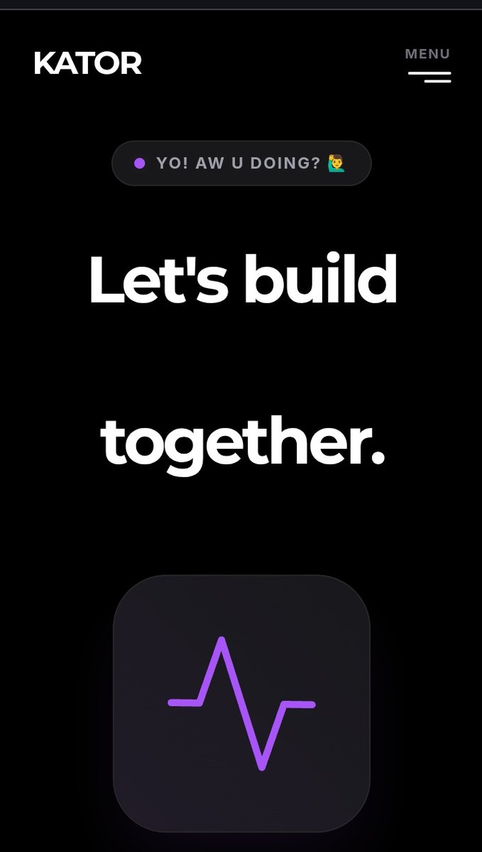 realest_kator's tweet photo. I don’t like portfolio websites.
I believe your GitHub projects should speak for you.
But my private repos said “build one” 😤
Anyways … https://t.co/sCxloIrk4h https://t.co/XQXaBmpgEw