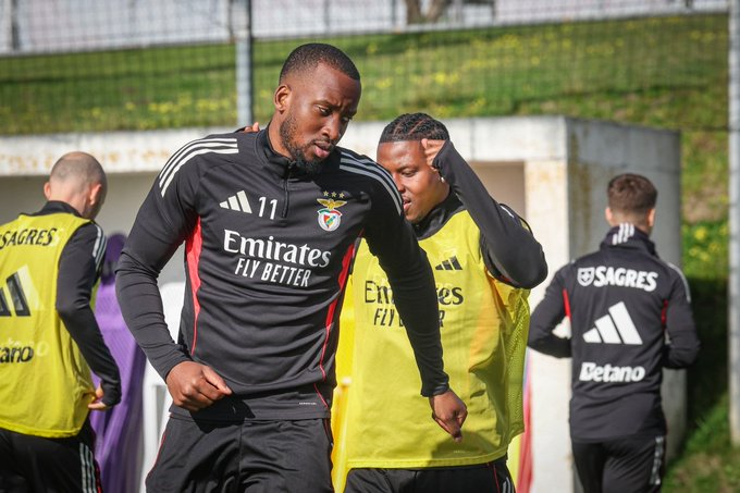 GRANDES NOTÍCIAS: Lukebakio está integrado nos treinos do Benfica.