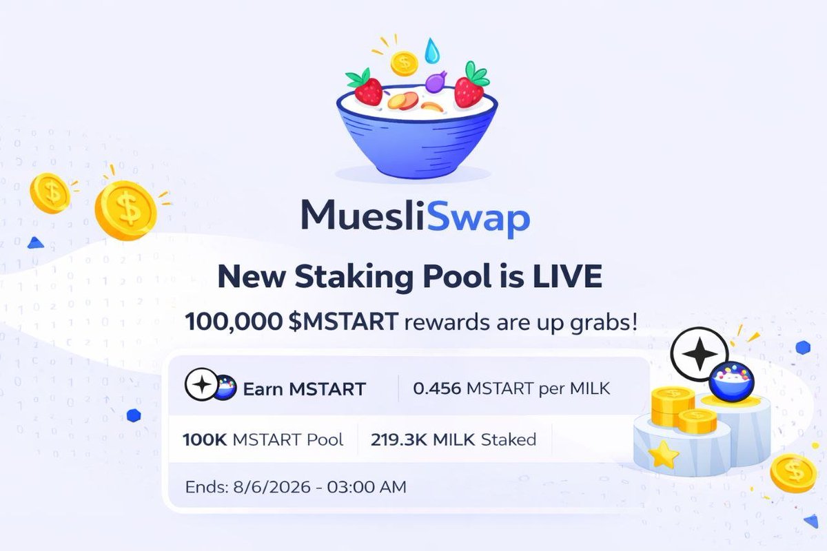 MuesliSwap Team🥛 tweet media