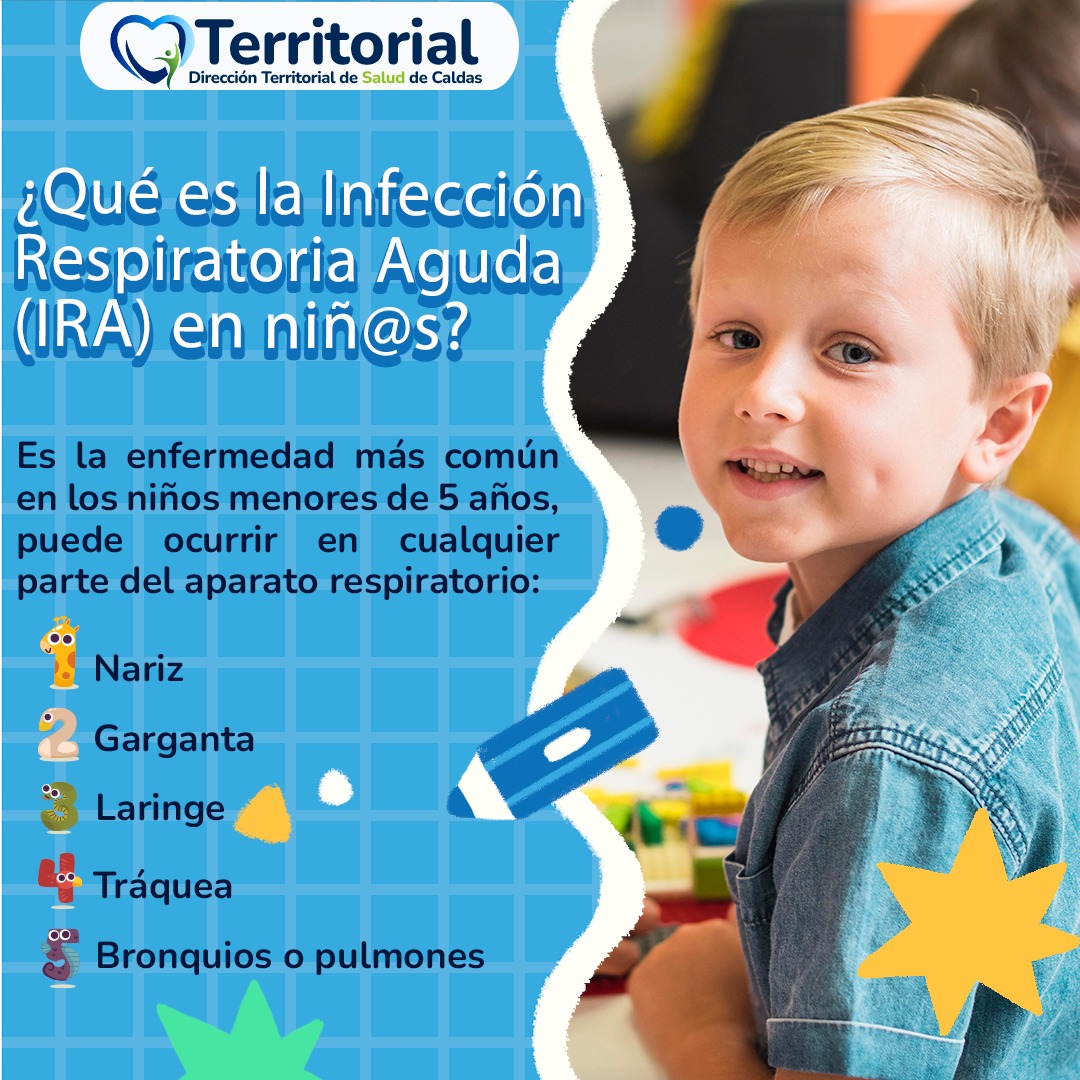👶🤧 ¿Sabías qué la Infección Respiratoria Aguda (IRA) es una de las enfermedades más comunes en niños y niñas menores de 5 años?

Puede afectar distintas partes del sistema respiratorio como la nariz, garganta, laringe, tráquea, bronquios o pulmones. 

<a href="/GoberCaldas/">Gobernación de Caldas</a> <a href="/MinSaludCol/">MinSalud Colombia 🇨🇴</a>