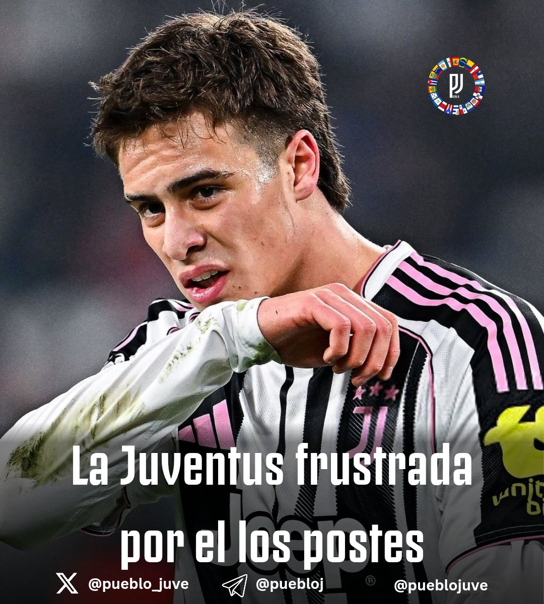 🪵Esta temporada, la #Juventus ha golpeado el poste 16 veces
▫️14 veces en la Serie A
▪️1 vez en la UCL
▫️1 vez en la Coppa Italia

Kenan Yıldız
Kenan Yıldız
Kenan Yıldız
Kenan Yıldız
Kenan Yıldız
Jonathan David
Jonathan David
Francisco Conceição
Francisco Conceição
Francisco