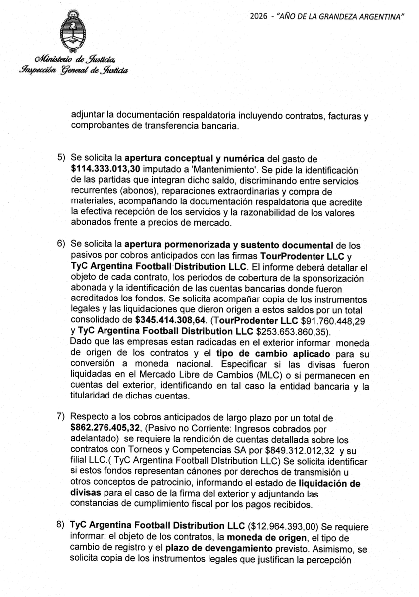 fmumana95's tweet photo. #AFAPlay, plataforma que fuera mencionada para las transmisiones de la #PrimeraNacional en este 2026, en la mira de la justicia.
Deberán rendir cuentas por $266.618.253,35. ¿He aquí acaso la razón por la que recularon con ese tema para la BN desde Viamonte? https://t.co/CYddJfhNF5