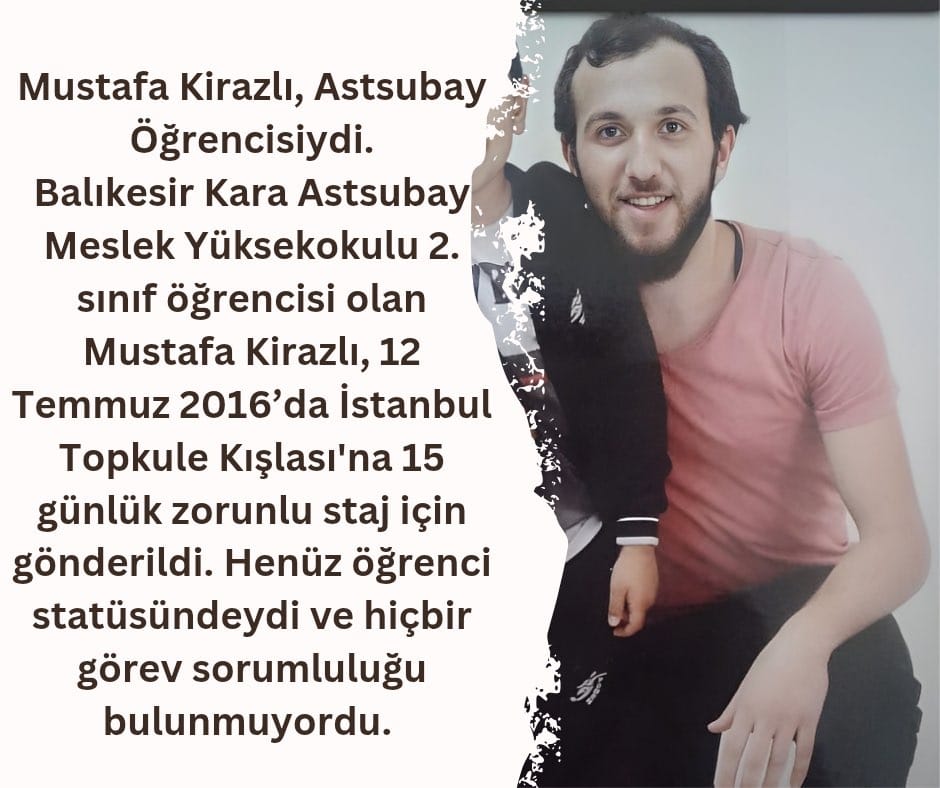 AskeriÖğrencinin SesiOl

Masumlar tutsak, suçlular keyfte.