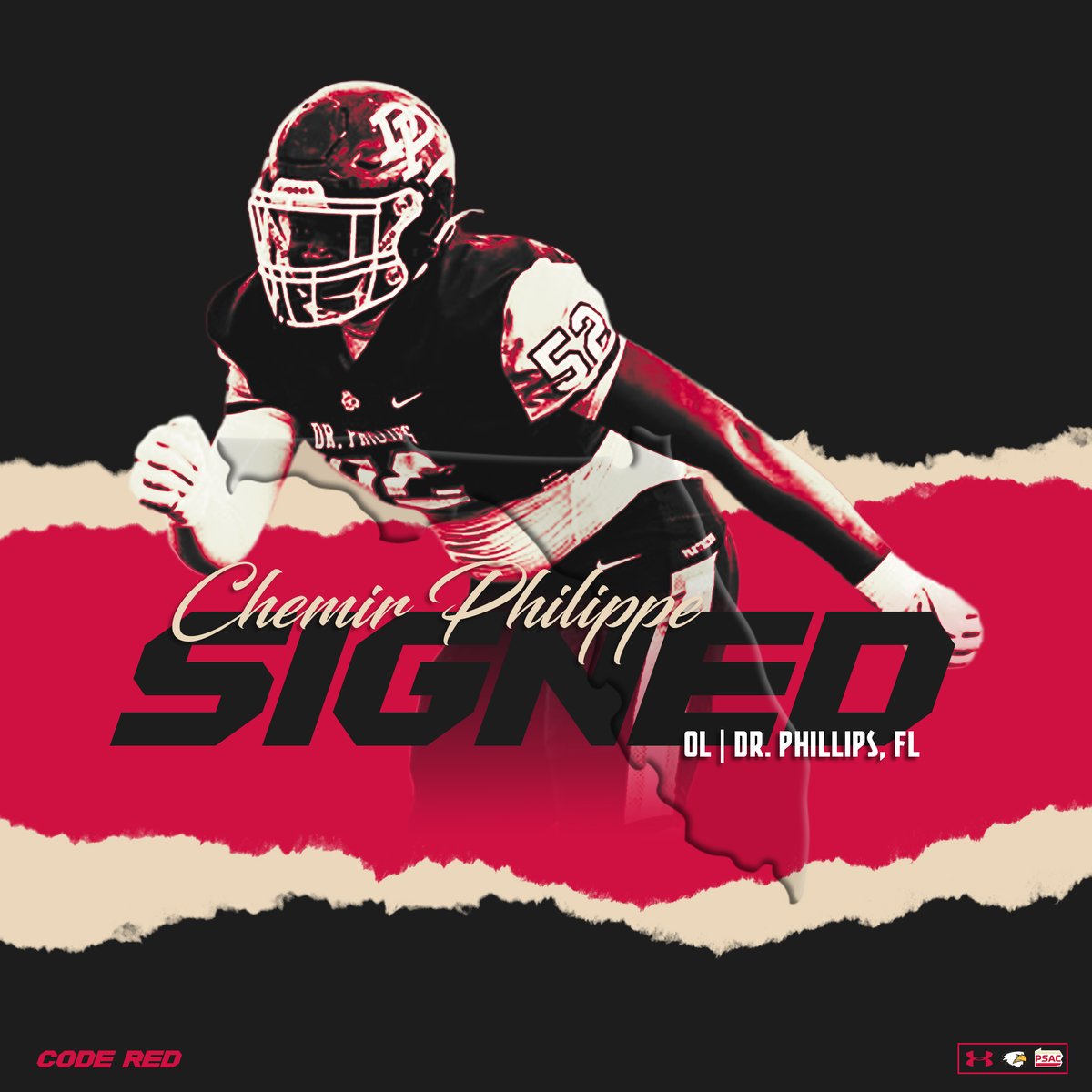 Welcome, 2026 Seton Hill Griffin Signee Chemir Philippe (<a href="/chemir_philippe/">Chemir Philippe</a>). Physical OL with good hands and an attitude to win onsite!! #STICK2THECOD6