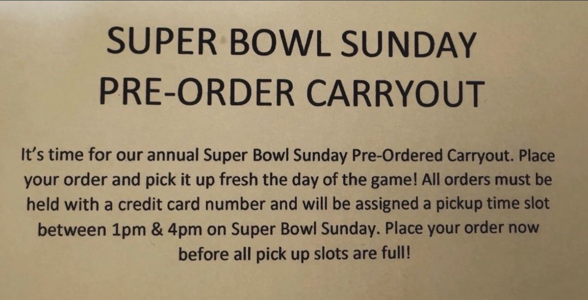 cjshotwings's tweet photo. Spots are filling up.  Be sure to call in your order before all spots are full https://t.co/TnzI9WgpKf