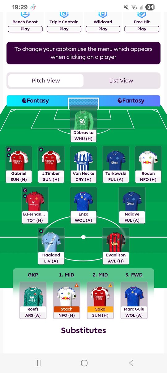 GW 25✅️Rollin. Bruno 🧢 What could go wrong?