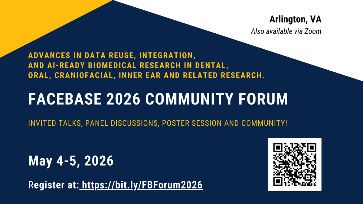 FaceBase Data Hub tweet media