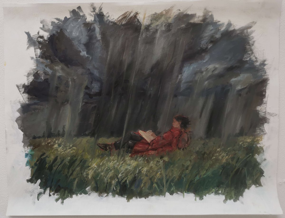 by_xlas's tweet photo. these are my TOP 4 paintings of 2025

did less art than expected but tried oil for the first time :)
onto the next year https://t.co/ni33r2A5u7