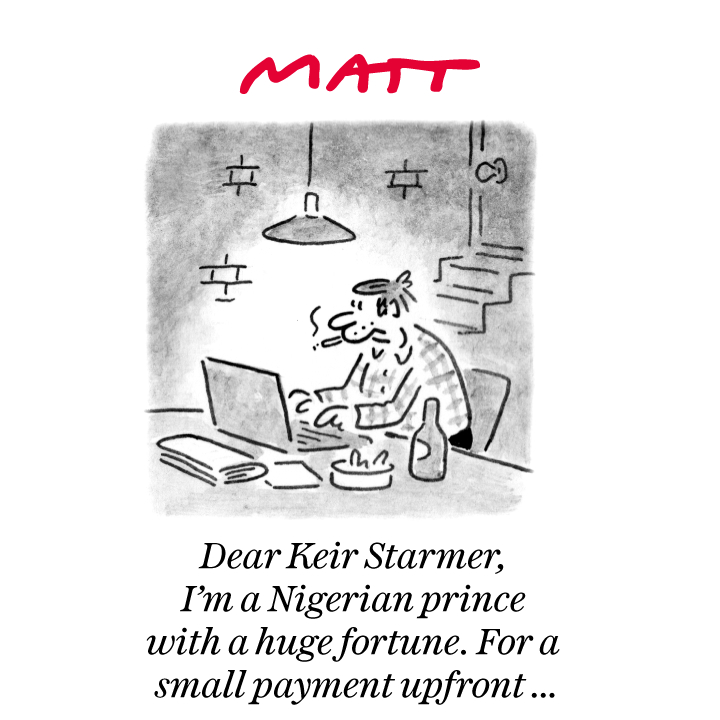 Sometimes a cartoonist really does get in when the object of their satire clearly doesn't