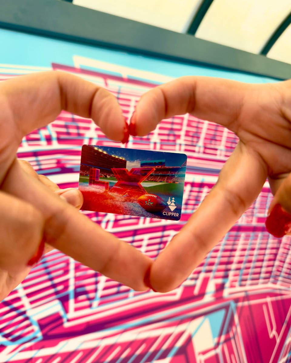 VTA's tweet image. Limited edition Super Bowl LX Clipper cards have appeared at select VTA Ticket Vending Machines! Clipper cards cost $3 + fare.

Stations where SB LX Clipper cards have been loaded:

Mountain View | A &amp;amp; F
Milpitas  | B, E, F, G
Diridon  | A &amp;amp; C
Lick Mill  | A
Baypointe | A &amp;amp; C