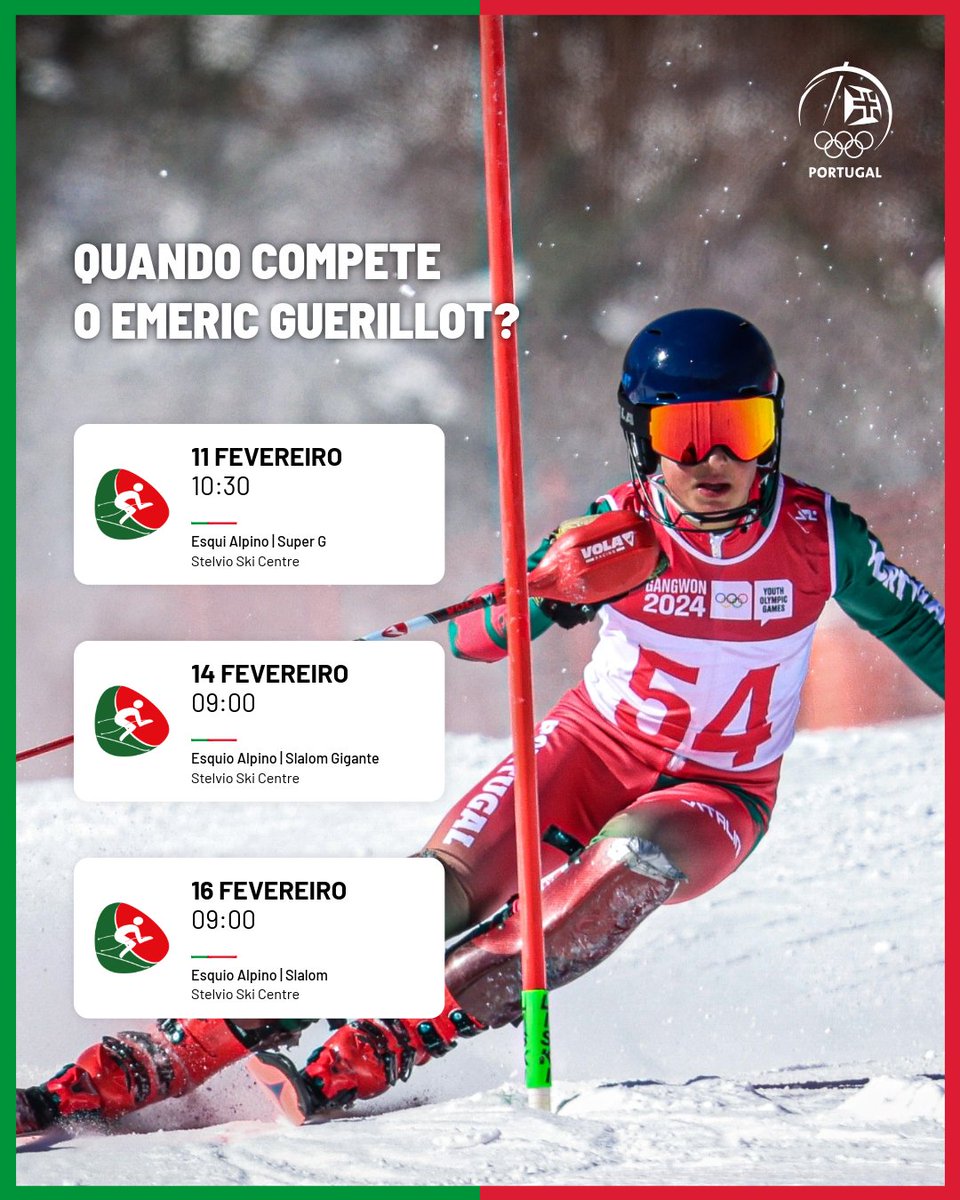 COPPORTUGAL's tweet image. Tudo o que precisas de saber 👀

Prepara-te para seguir a Equipa Portugal Milão Cortina 2026 com este Guia 🇵🇹❄️

#COPortugal #EquipaPortugal #MilanoCortina2026