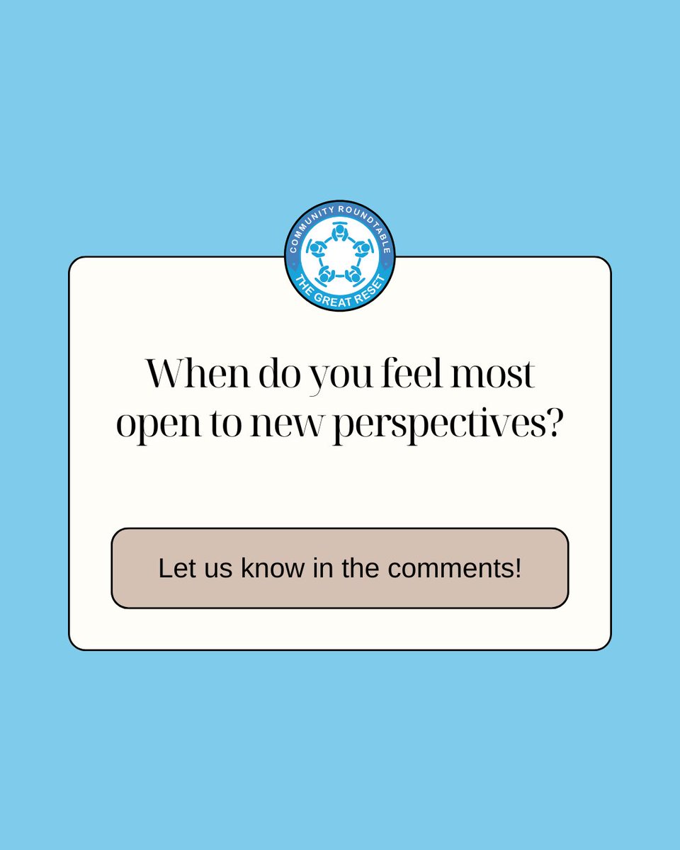 Community Roundtables - The Great Reset tweet media