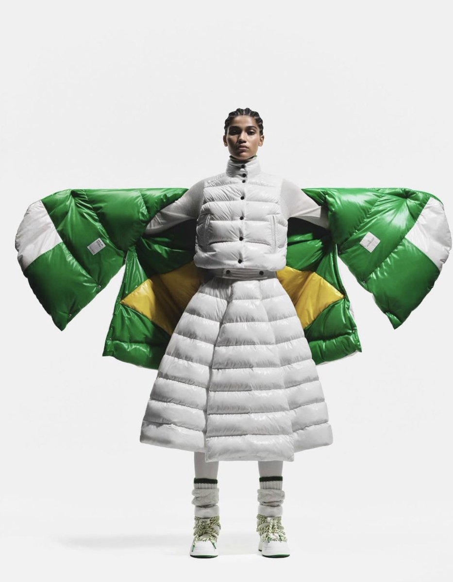HardestFitPics's tweet image. Brazils winter Olympic Ceremony outfits by Moncler