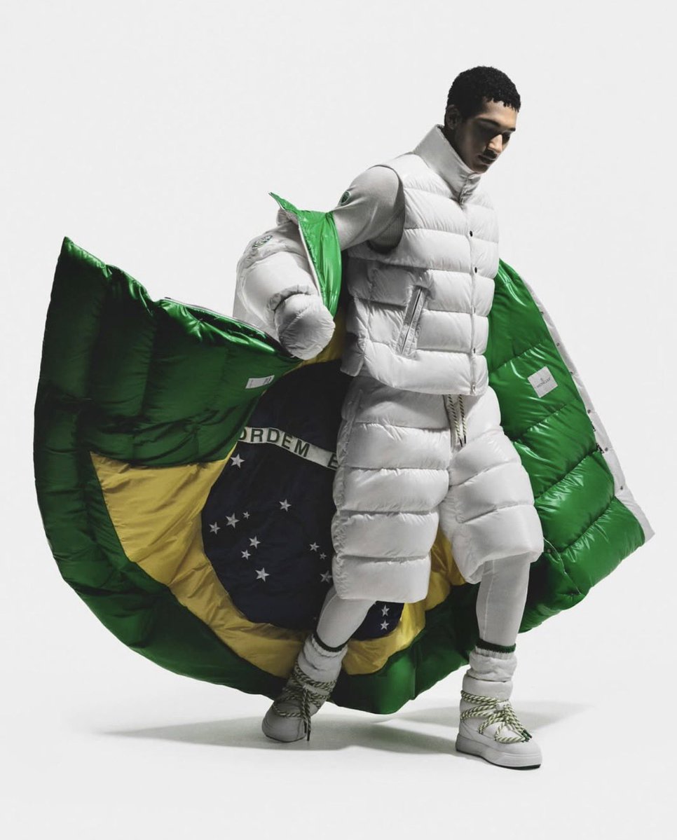 HardestFitPics's tweet image. Brazils winter Olympic Ceremony outfits by Moncler