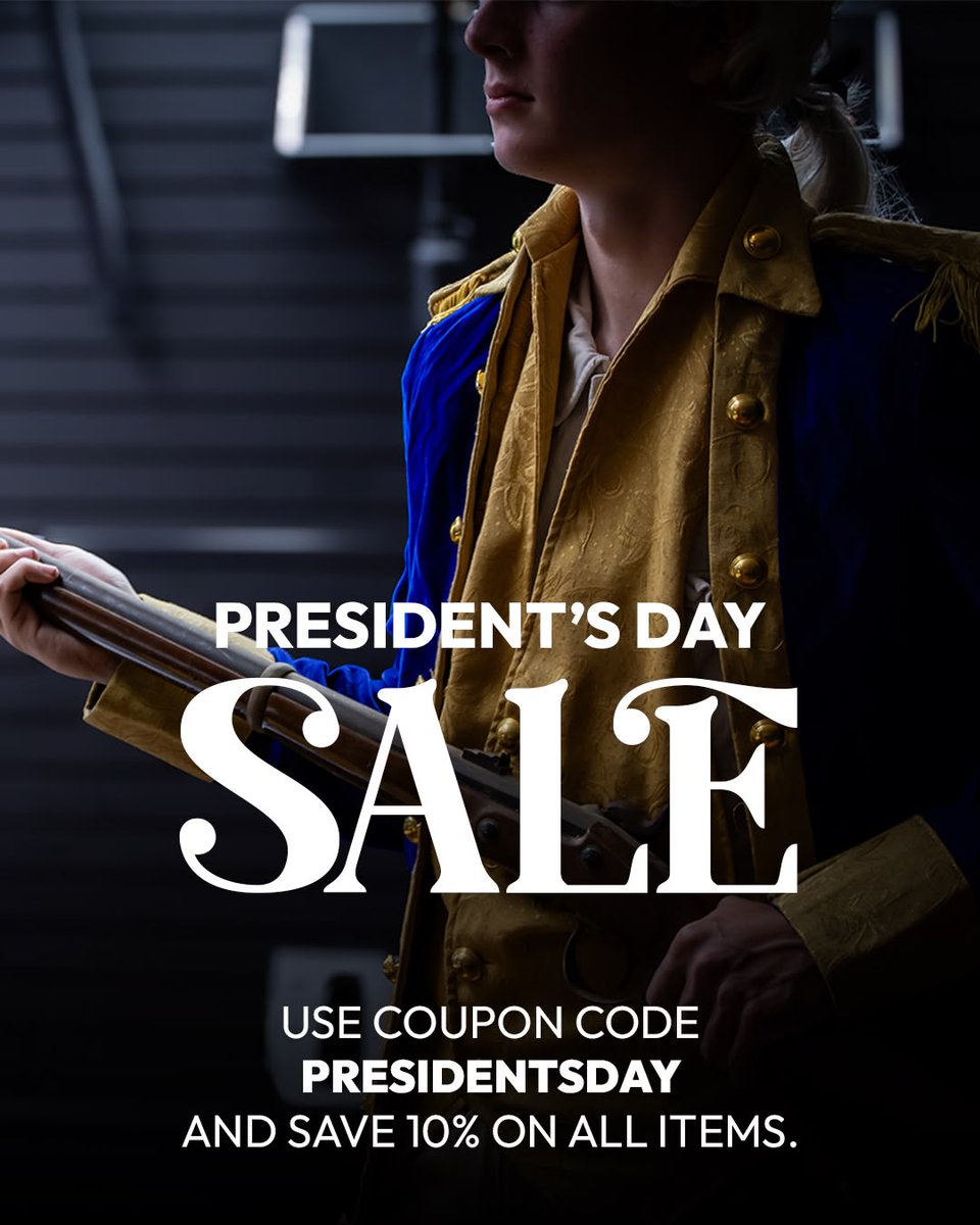Presidents’ Day Sale: commanding discounts, limited time! Use coupon code PRESIDENTSDAY and save 10% on all items.