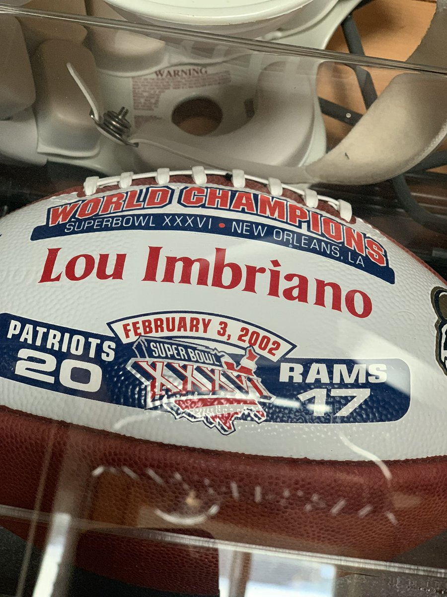 As we head into Super Bowl weekend, remembering when the winning all began. There’s nothing like your first. #GoDo #SuperBowl #NFL #Patriots