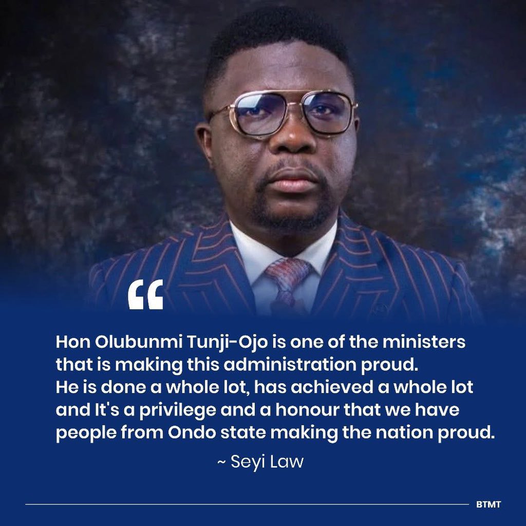 EleSpecial23's tweet photo. High-profiled individuals who have commended the Interior Minister, Hon Dr Olubunmi Tunji-ojo, for his transformative #InteriorReforms.
The HM has done a lot to improve Nigeria’s Interior Ministry and #RenewedHope for the common man https://t.co/N3d601U5Fh