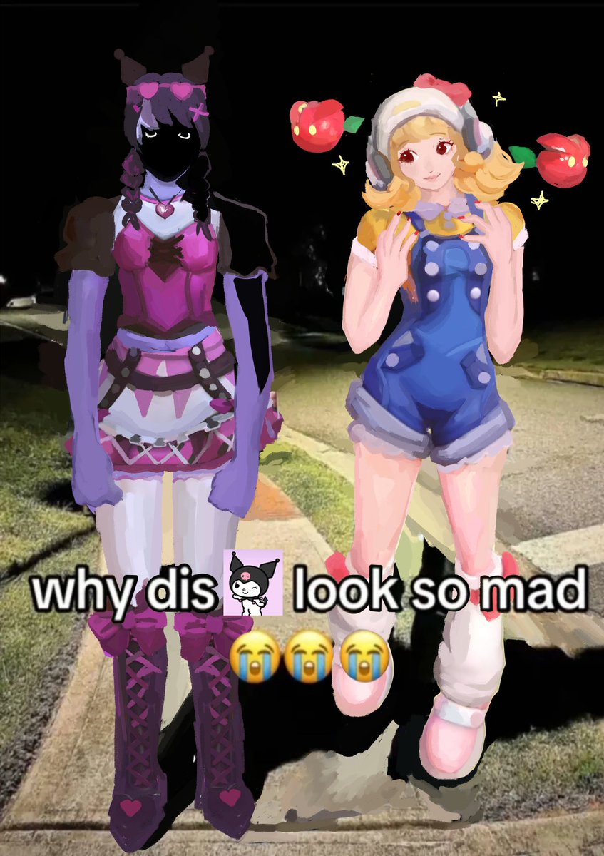 why dis kuromi widowmaker look so mad 😭😭😭
#overwatch #widowmaker #juno