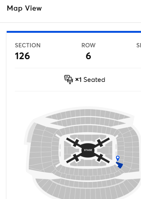 MahimaSaman's tweet photo. @875tickets Seat map https://t.co/wXaEoH00NS