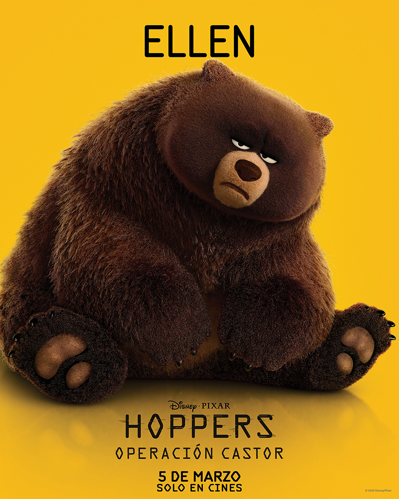 Ellos son Loaf 🦫 y Ellen 🐻, fieles seguidores de las reglas del estanque.
#Hoppers: Operación Castor llega el 5 de marzo a todos los cines.