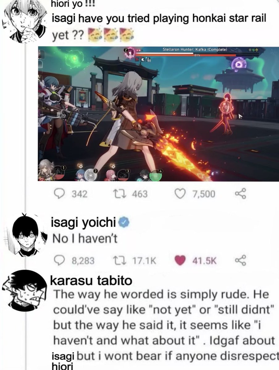 michaelkowaiser's tweet photo. karasu does not play when it comes to his bf hiori. https://t.co/oLtL4lHj6j