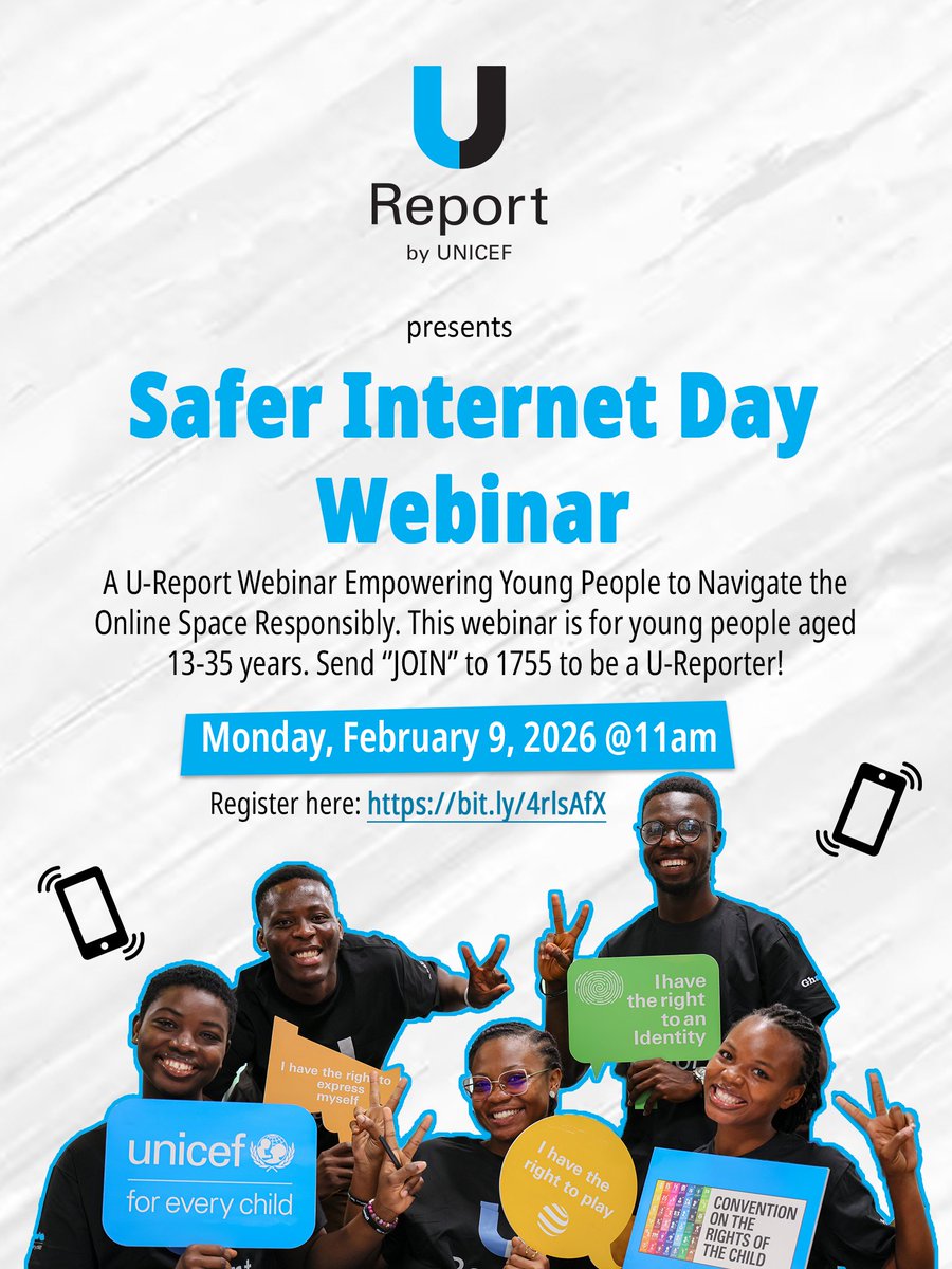 The internet is a wonderful tool, yet it poses risks to young people as they explore and learn. Join us for Safer Internet Day 2026! Let’s discuss online safety, AI, cyberbullying and how YOU can stay safe and empowered online.

📅 Monday, February 9, 2026
🕚 11:00 AM GMT
💬