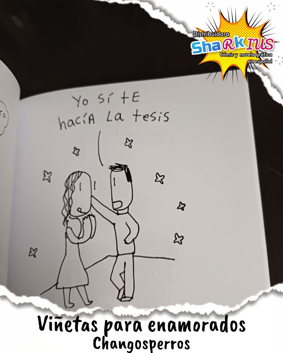 sharkomics's tweet photo. Título: Viñetas para enamorados 
Autor: @changosperros
Precio: $150

Hacemos envíos a todo 🇲🇽 o visitanos en nuestra tienda del metro Zapata de lunes a viernes de 11am a 8pm y sábados de 12pm a 8pm.

#comicenespañol #comicmexicano #libreriarius #Sharkius #metroZapata https://t.co/qGb0hOe5g9
