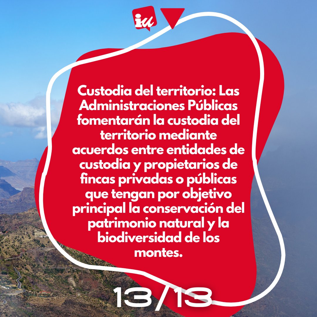 Alegaciones de IU Canaria al Anteproyecto de Ley de Montes de Canarias 🇮🇨 con el objetivo de reforzar aún más el texto propuesto por el Gobierno autonómico.

#EcosistemasCanarios #EcoCanarias #CanariasSostenible