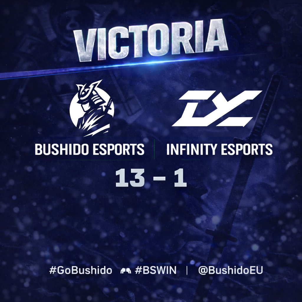🔥 VICTORIA 🔥

No pudimos mandarlos al club 😔 
13-1 👊
Dominio total en Spike League. Así se juega. 🥷⚔️
#GoBushido #BSWIN #WeAreBushido
<a href="/spikeleague_ES/">Spike League</a>