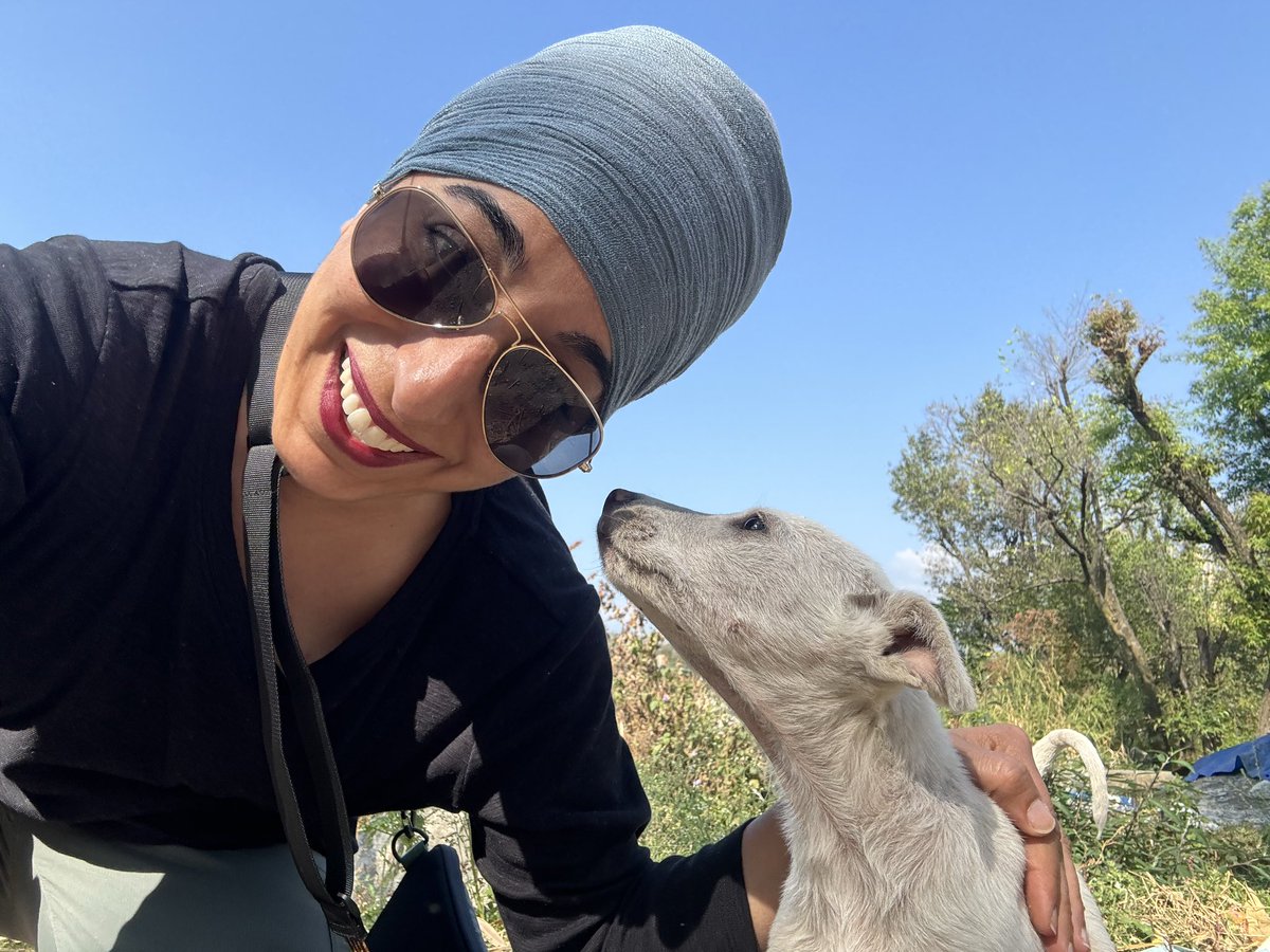 MediaKaur's tweet photo. When I look back at production stills, I can’t believe I actually did it. Sometimes the things that scare us the most give us the greatest experiences and gifts in life!

Want the latest on the film? Subscribe to the films newsletter at Tails of the Himalayas of Dogs &amp; Devotees. https://t.co/jFhbVMzkTb