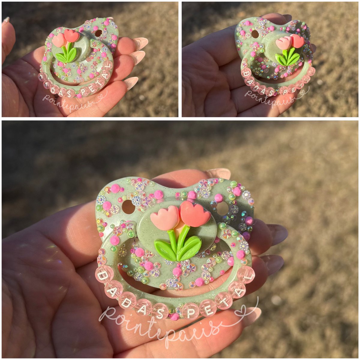 Pointe_pacis's tweet photo. Dada’s Petal paci! Available for $26.56 plus ship!
(On hold, but can still back up claim)
#ageretwt #agere #agereshop #pacishop #littlespace https://t.co/nQJFcxDdbx