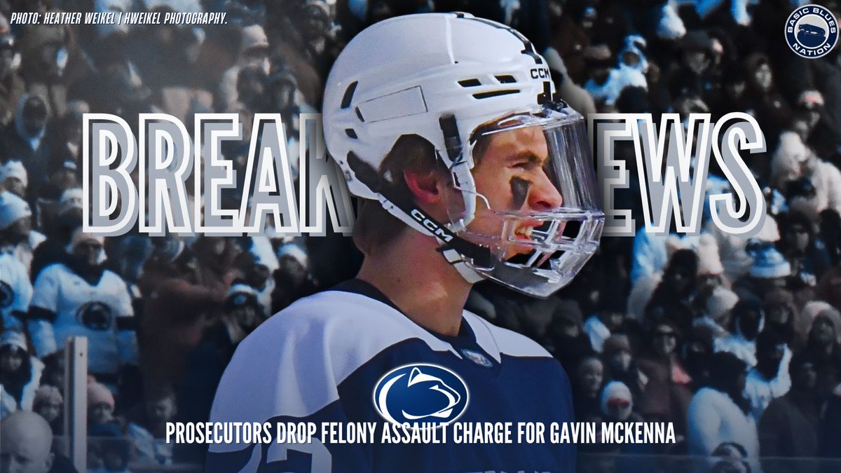 The Centre County District Attorney's Office is dropping the felony aggravated assault charge against Gavin McKenna. 

Prosecutors stated that video evidence showed that McKenna did not act with the needed intent for his criminal complaint to rise to the level of a felony:

"A