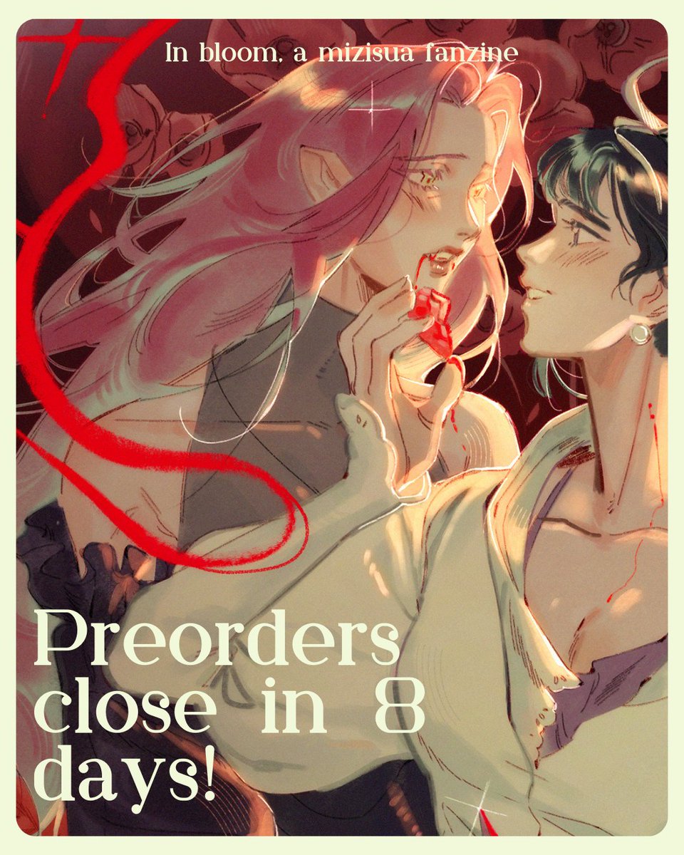 In bloom 🌸 a mizisua fanzine - IN PRODUCTION tweet media