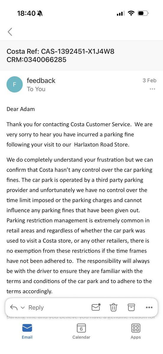 adswilson7's tweet photo. @CostaCoffee 

What’s happening here Costa? I came to your store in Grantham and been hit with a £100 fee? Customer service says my fault I should have checked the tiny signs ….. Facebook says you have waived the fee for others? https://t.co/XcsA5SD9tj