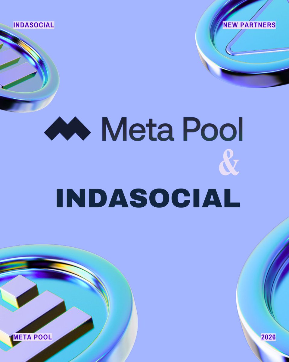 indasocial_mx's tweet photo. Partnership confirmado
@srpuuul @meta_pool  × @indasocial_mx

+ GANAMOS 5,000 #ICP 🎁
+ Primeros #Indatokens para nuestra comunidad 🪙
+ #Multichain wallet support 🔐

👉 Únete a nuestra lista de espera https://t.co/T7QmCgQ4CU

#DeFi #SocialFi #BlockchainInnovation https://t.co/cZWyqrAdla