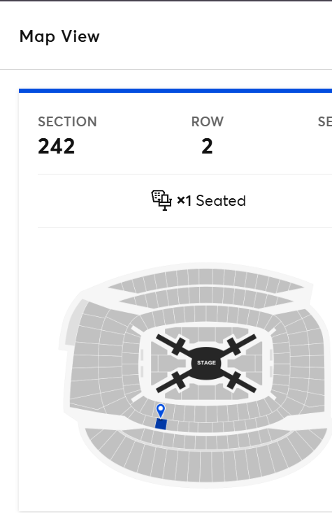 MahimaSaman's tweet photo. @875tickets Seat map https://t.co/wXaEoH00NS