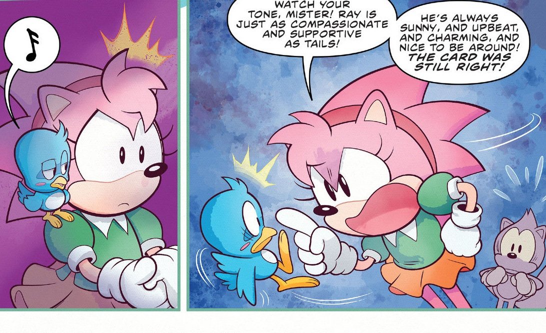I think its funny when Amy just snaps and then proceeds to go back to ...